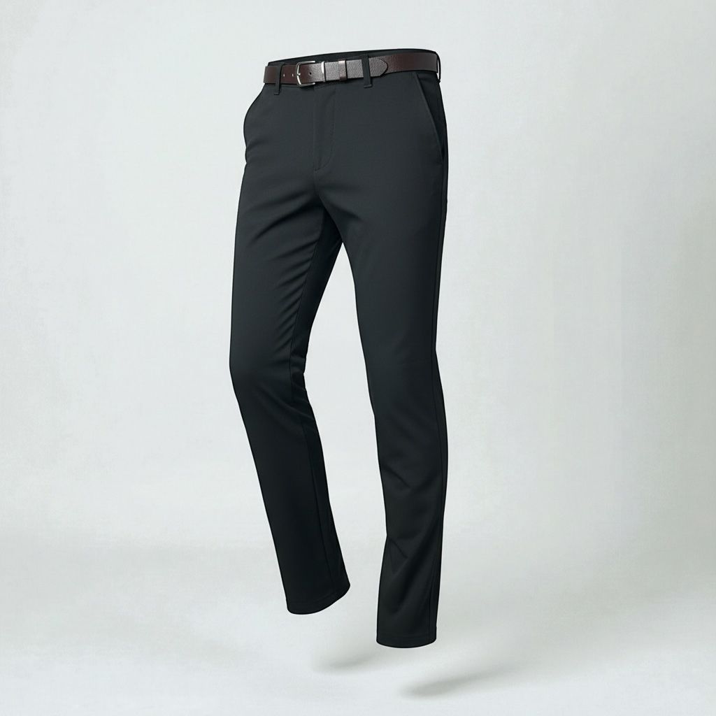 SLİMFİT KUMAŞ PANTOLON - SİYAH