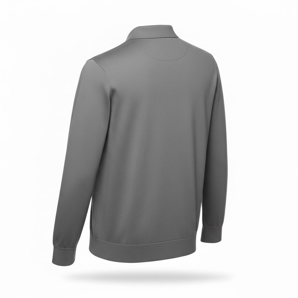 DÜĞMELİ POLO YAKA TRİKO - GRİ