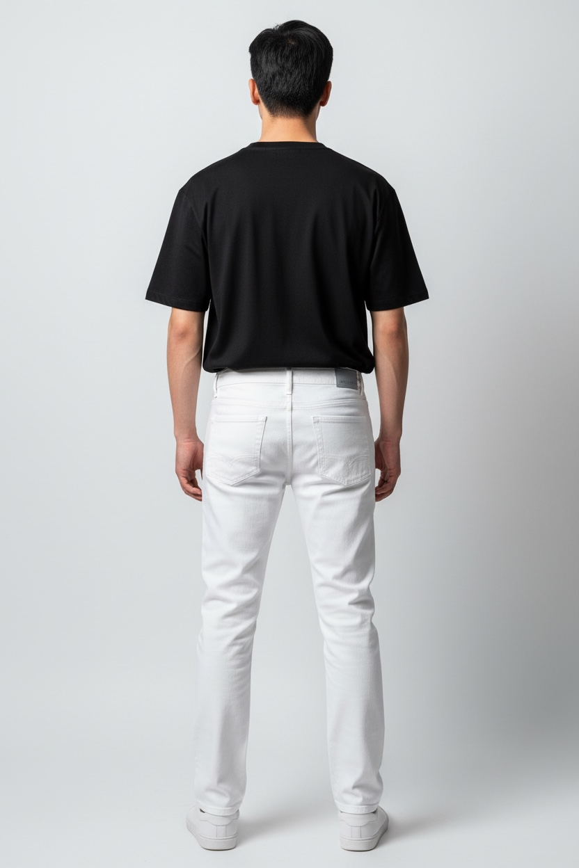 JEANS KOT PANTOLON - BEYAZ