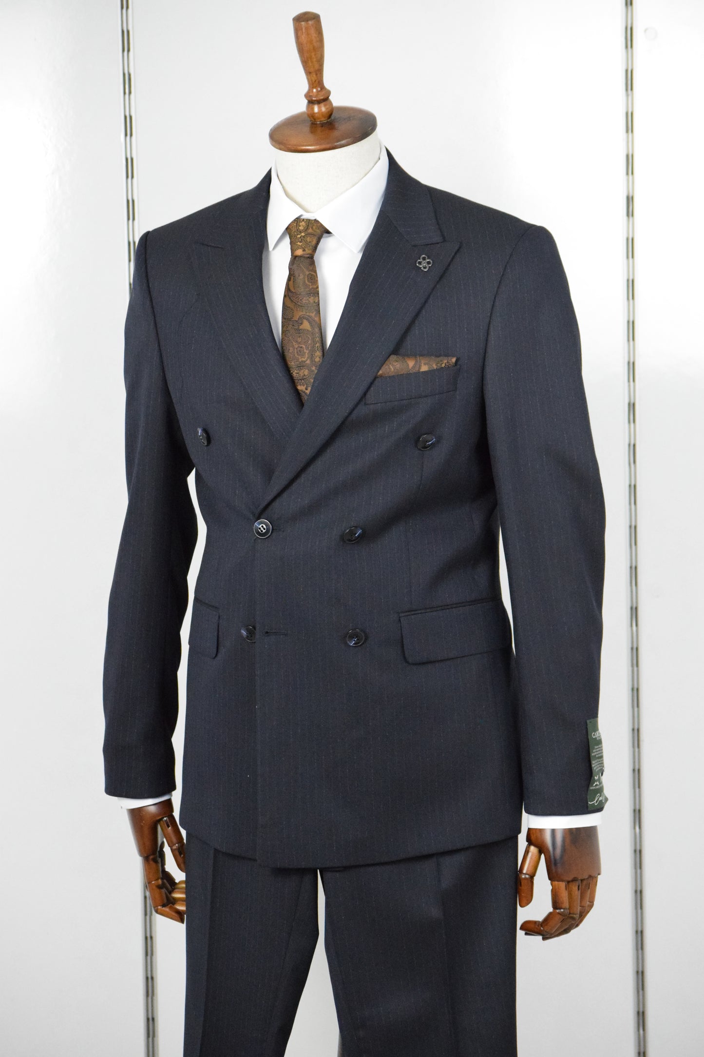 DÜZ KRUVAZE TAKIM ELBİSE - LACİVERT