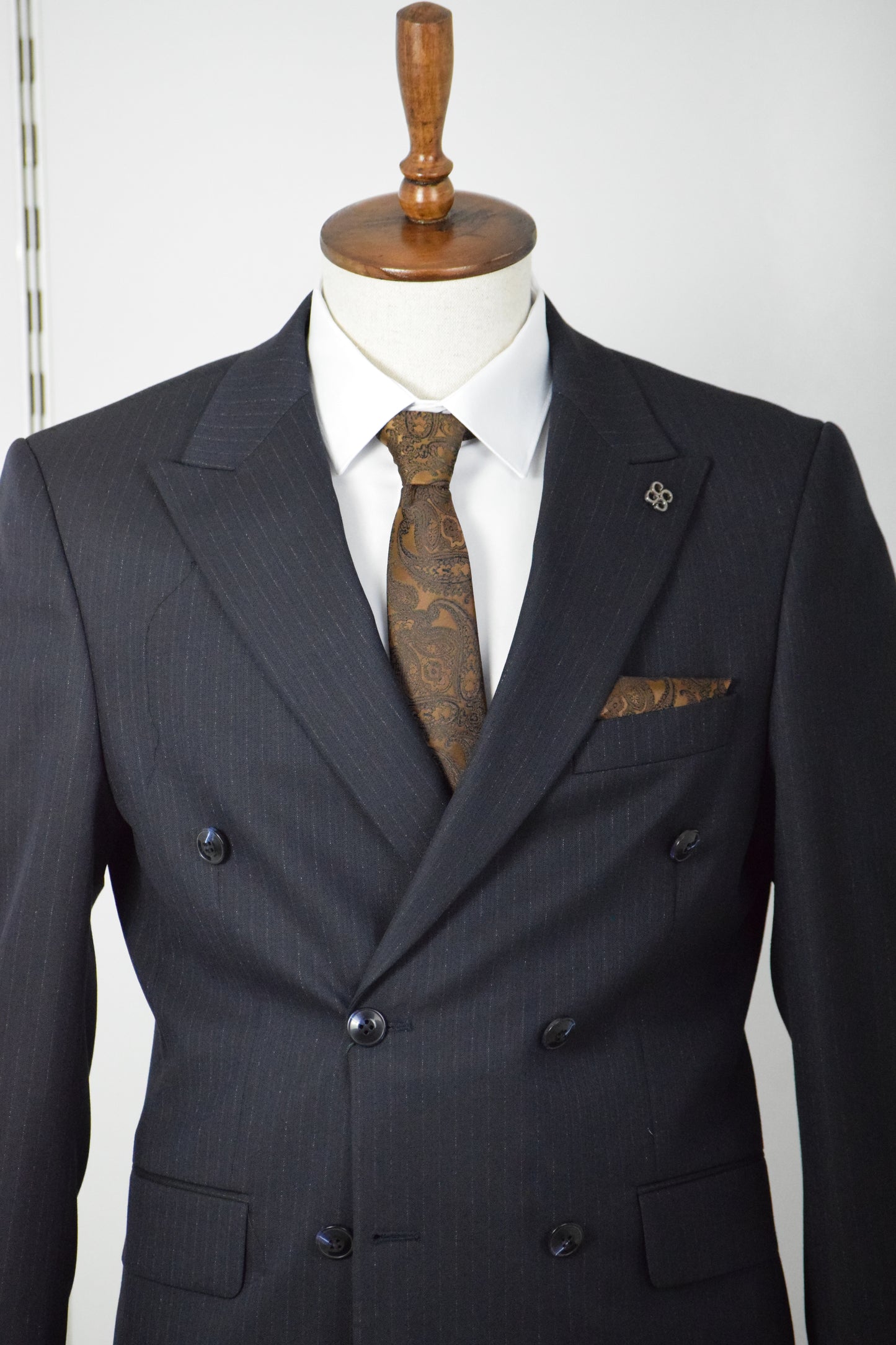 DÜZ KRUVAZE TAKIM ELBİSE - LACİVERT