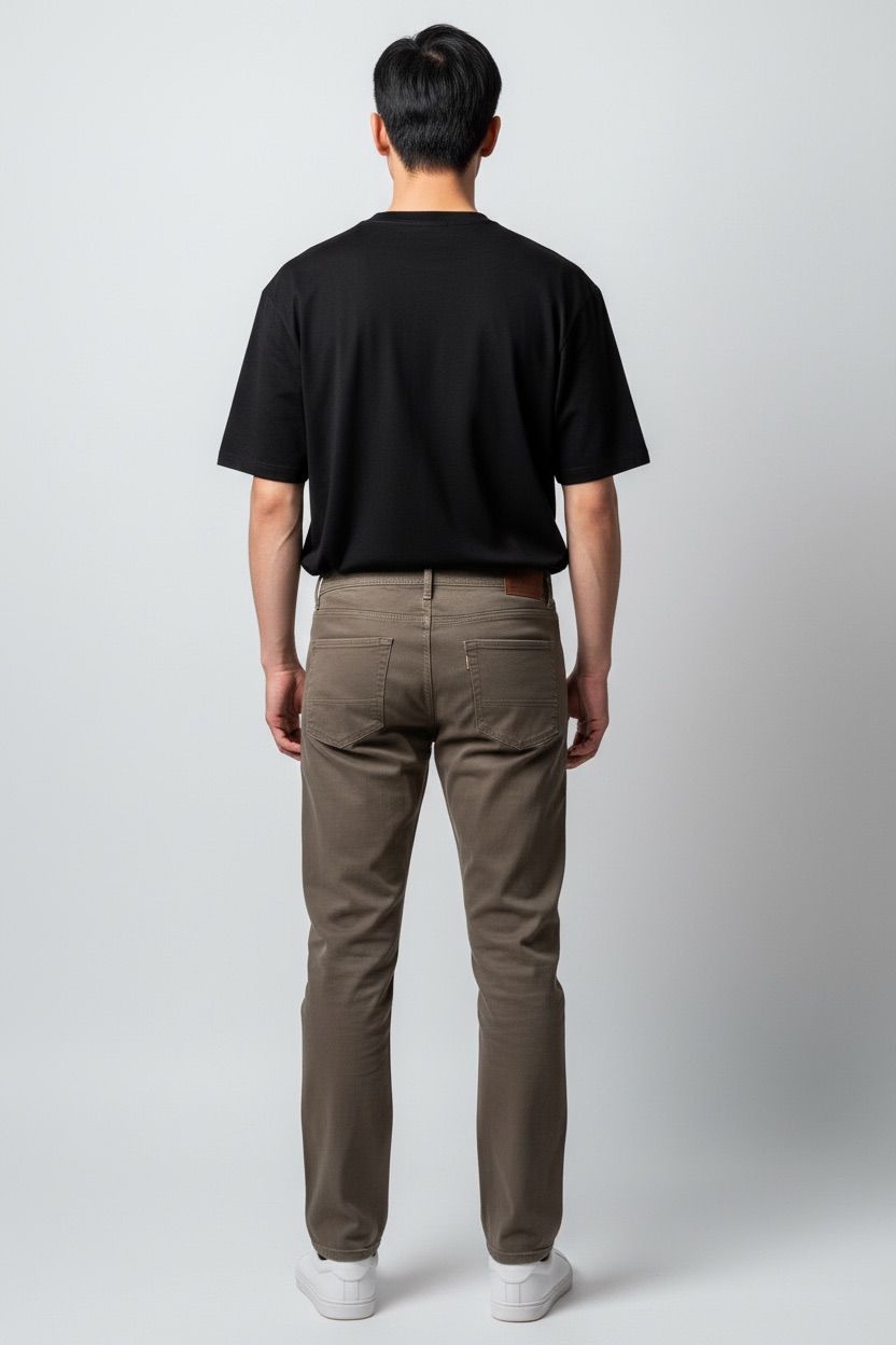JEANS KOT PANTOLON - KAHVERENGİ