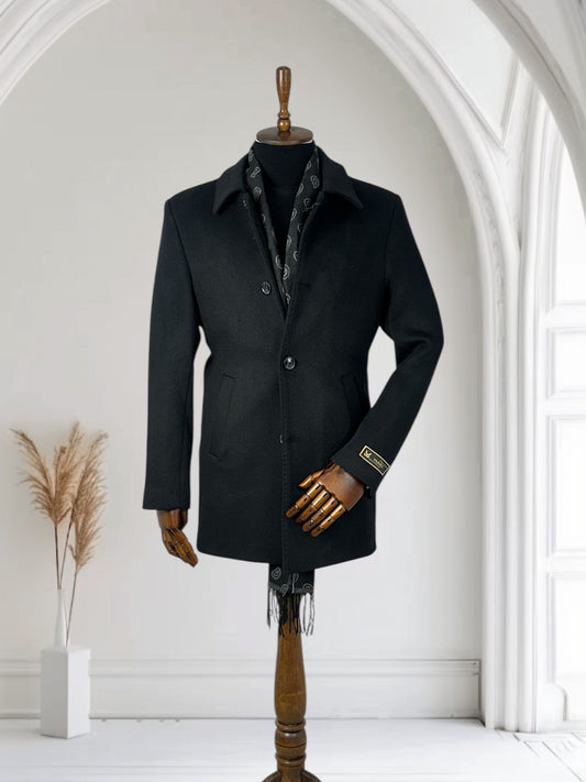 GÖMLEK YAKA SİYAH KABAN