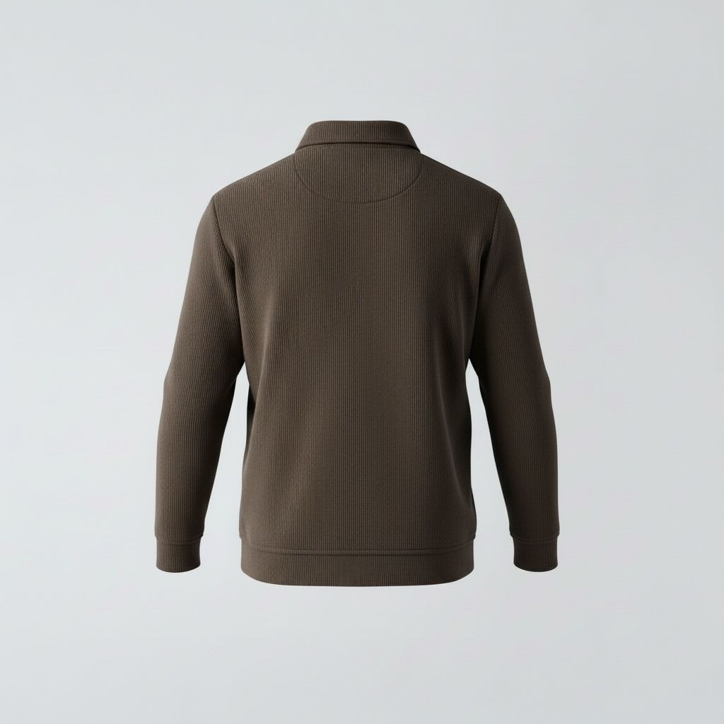 POLO YAKA TRİKO - KAHVE