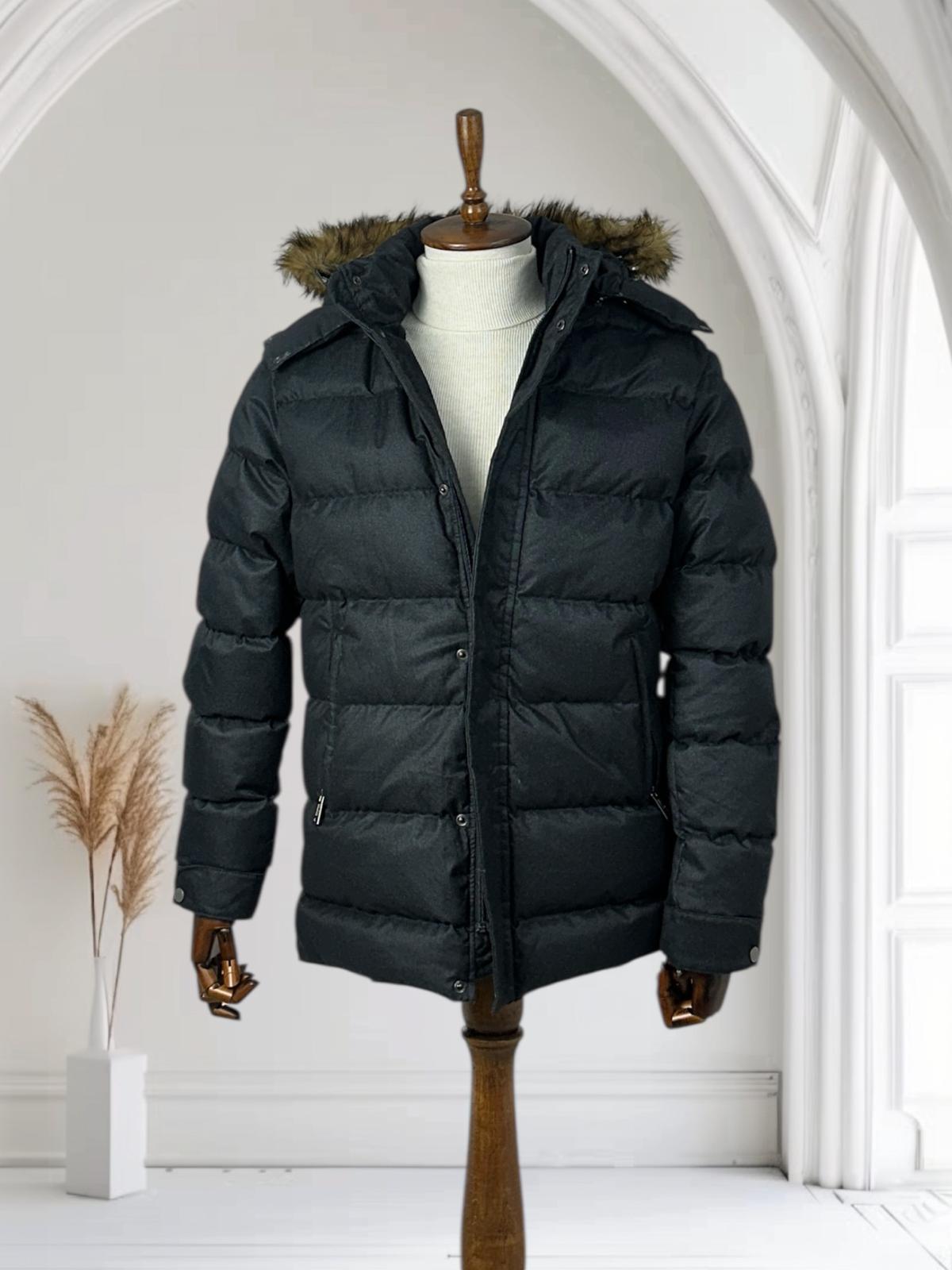 KAPÜŞONLU KÜRKLÜ MONT