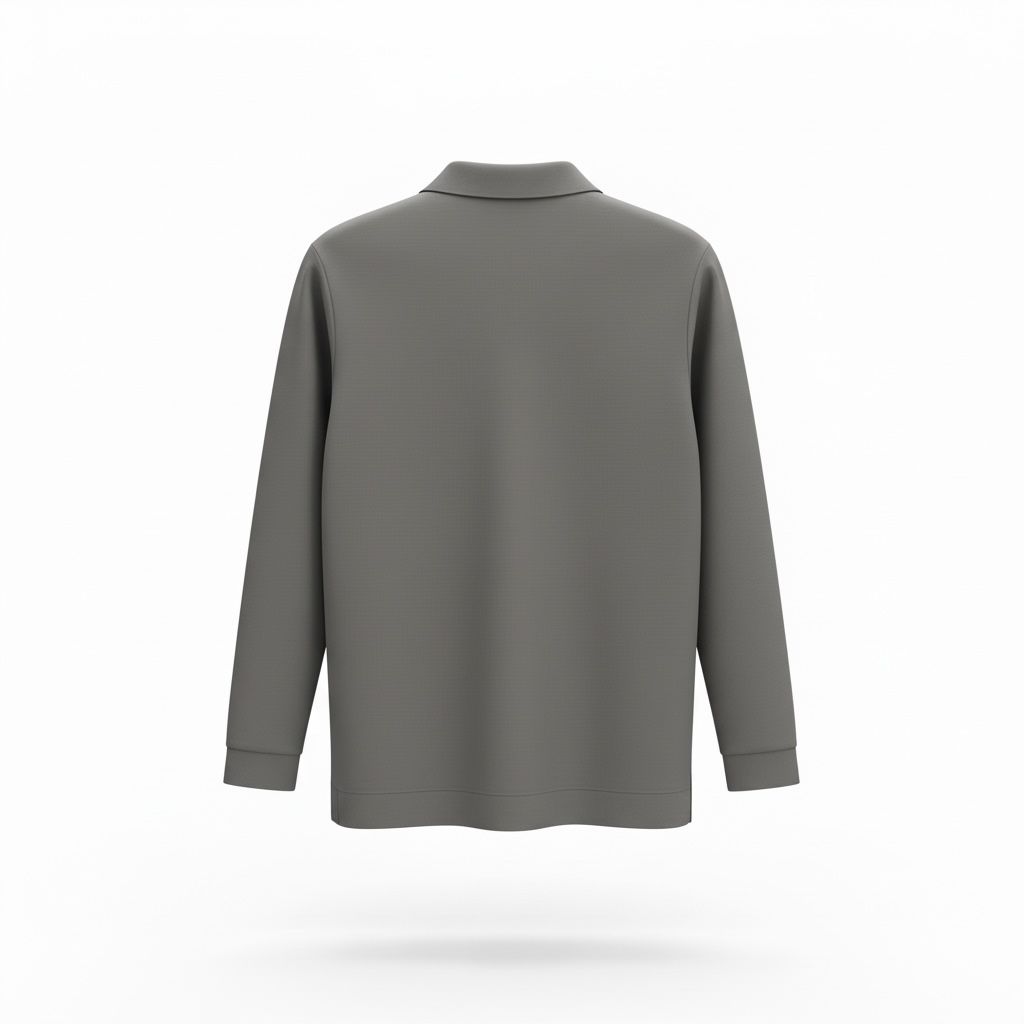 DÜĞMELİ POLO YAKA TRİKO - GRİ