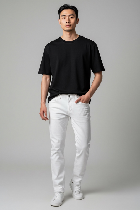 JEANS KOT PANTOLON - BEYAZ