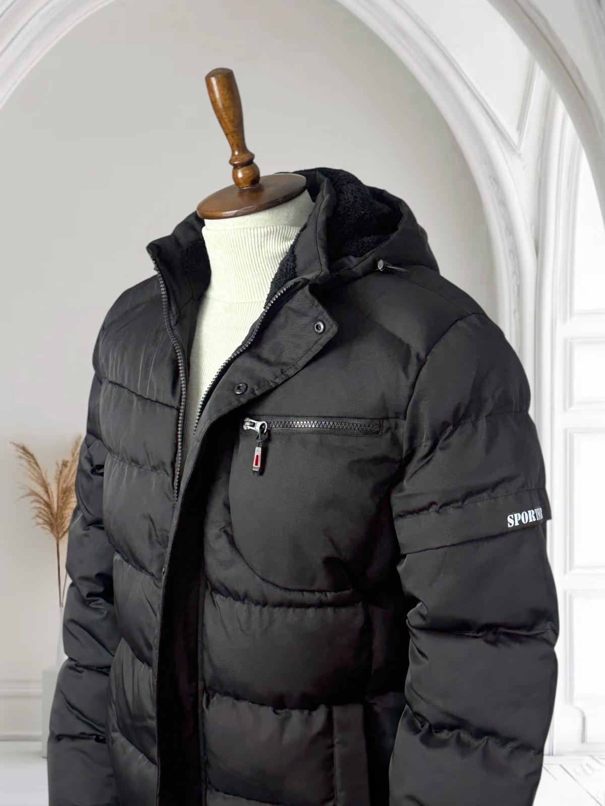 İÇİ KÜRKLÜ KAPÜŞONLU MONT