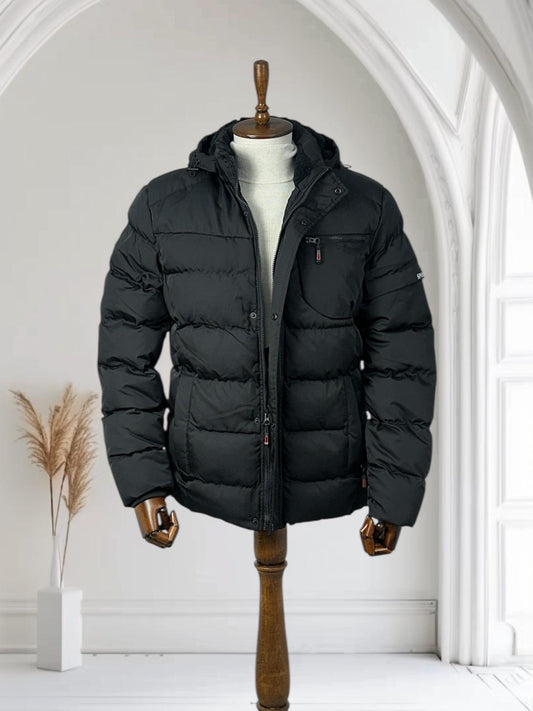 İÇİ KÜRKLÜ KAPÜŞONLU MONT