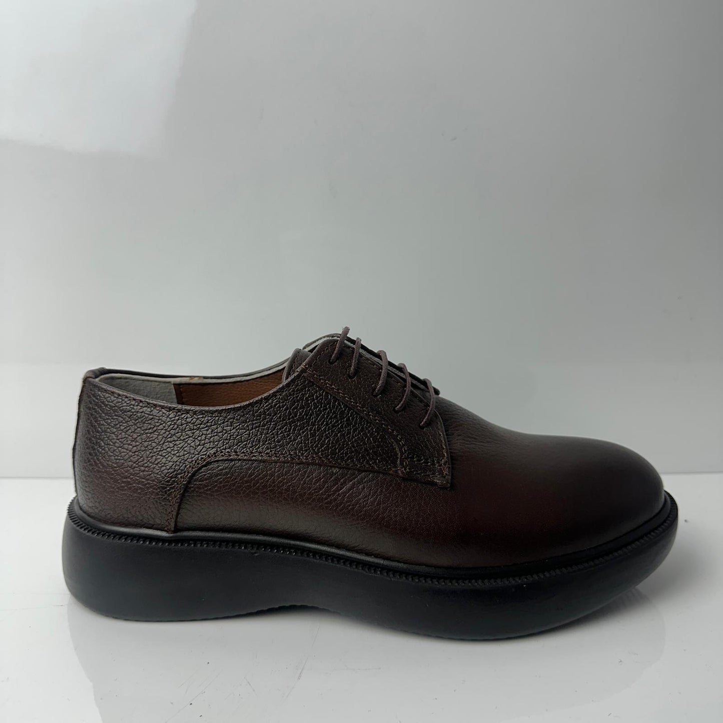 KAHVE EVA TABAN DERİ AYAKKABI