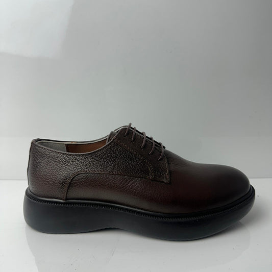 KAHVE EVA TABAN DERİ AYAKKABI