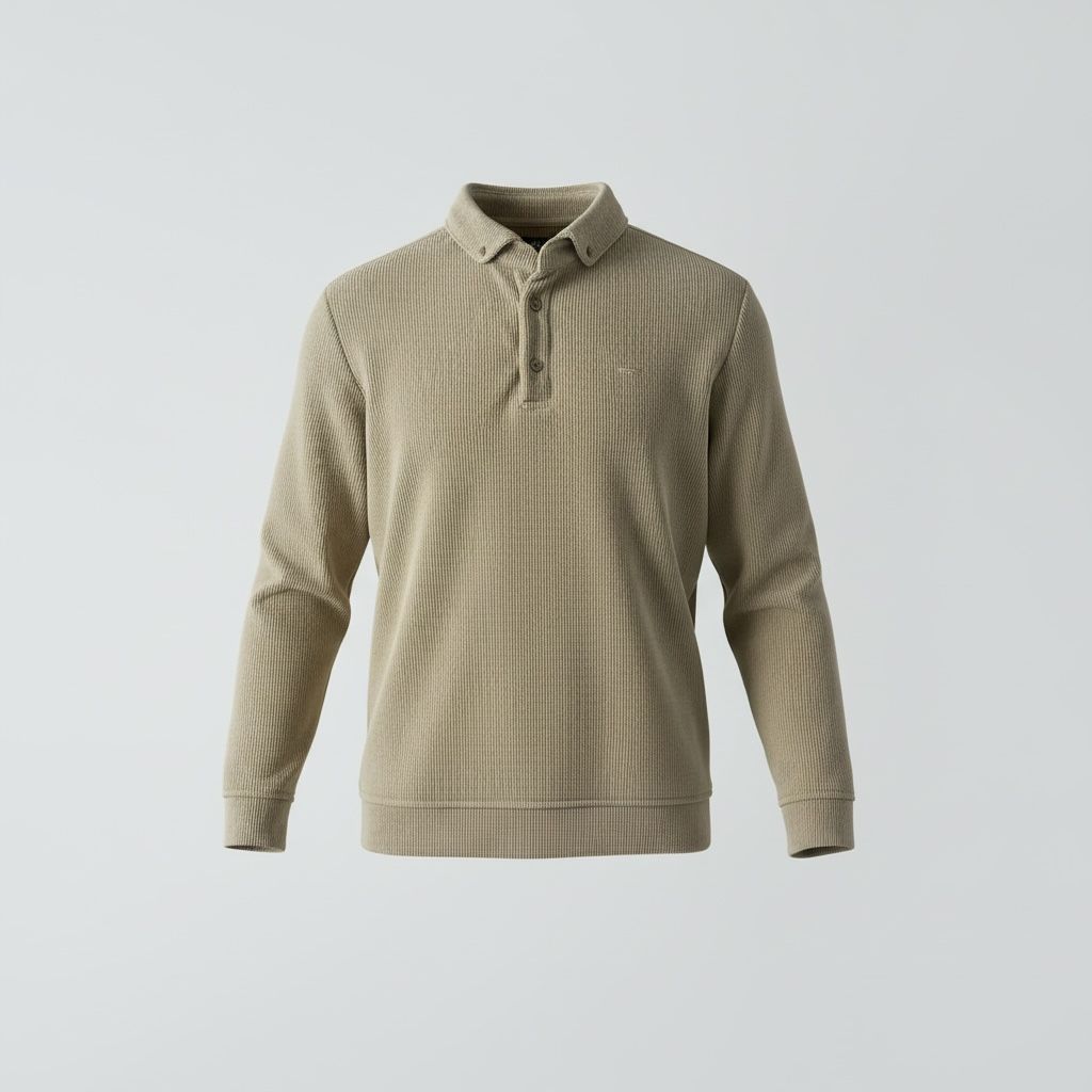 POLO YAKA TRİKO - BEJ