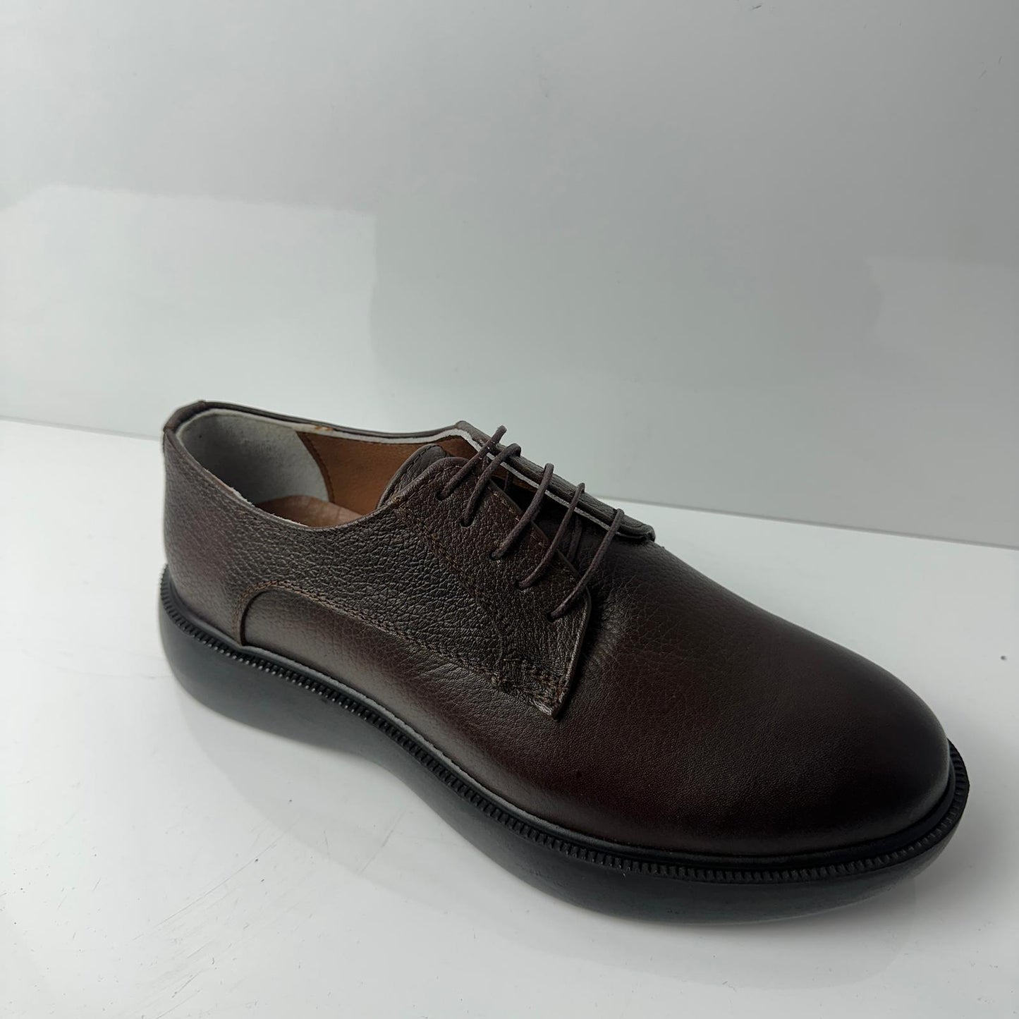 KAHVE EVA TABAN DERİ AYAKKABI