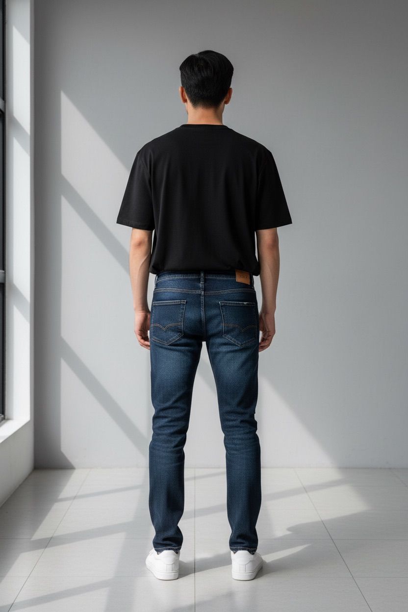 JEANS KOT PANTOLON - MAVİ